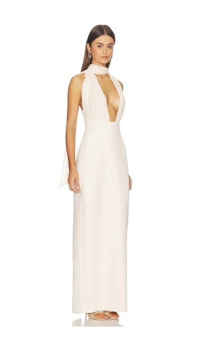 Misha The Capezza Silk Maxi Dress In Pink