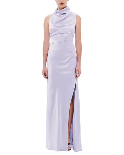 Misha The 'constantina' Satin Dress In Purple