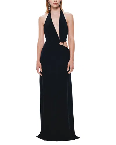 Misha The 'devon' Cupro Dress In Black