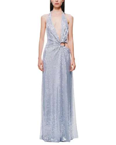 Misha The 'devon' Sequin Dress In Blue