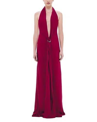 Misha The 'donna' Satin Dress In Red