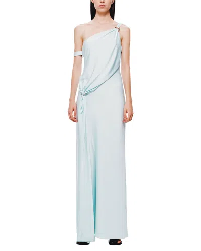 Misha The 'horizon' Satin Dress In Blue