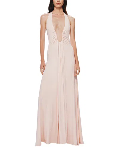 Misha The 'jennifer' Cupro Dress In Pink