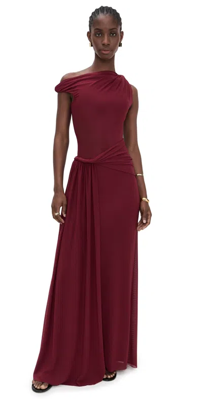 Misha The Sisal Dress Port In Red