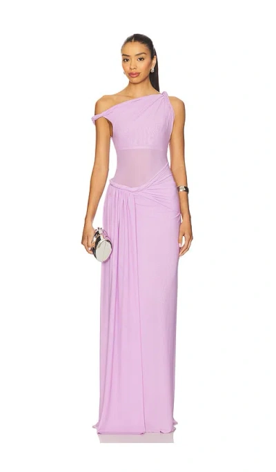Misha The Sisal Maxi Dress In Purple