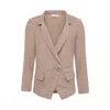 Misha Vaidya Women's Neutrals Koa Jacket