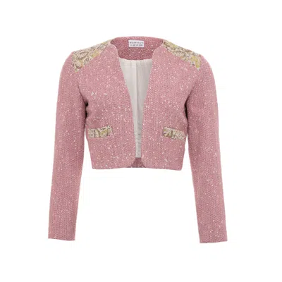 Misha Vaidya Women's Pink / Purple Alexa Jacket In Pink/purple