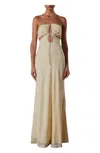 Misha Winnie Dress In Butter In Yellow