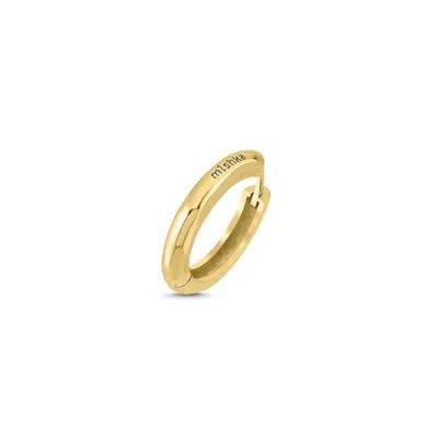 Mishka Men's Perfect Circle Gold Vermeil Mono Earring