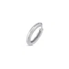 Mishka Men's Perfect Circle Silver Mono Earring