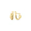 Mishka Men's Simplicity Gold Vermeil Earrings