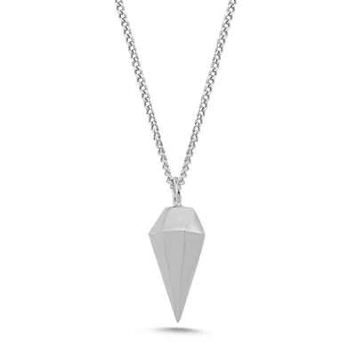 Mishka Men's Urban Wilds Silver Pendant Necklace