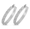 Mishka Women's Allure Silver Hoop In Silver