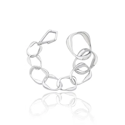 Mishka Women's Aura Chain Bracelet Silver