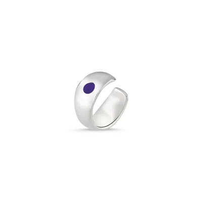 Mishka Women's Drop Earring And Lip Cuff Silver