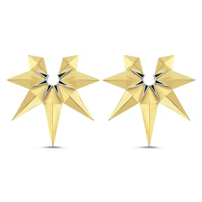 Mishka Women's Enigma Earrings Gold And Silver