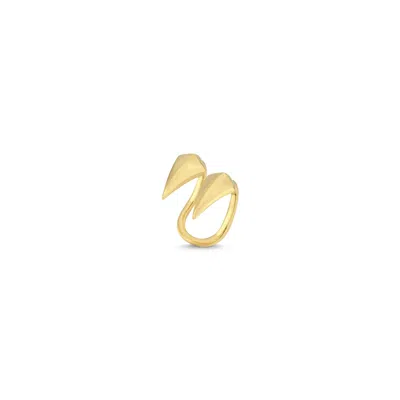 Mishka Women's Fierce Gold Vermeil Silver Lip & Ear Cuff