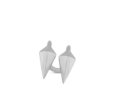 Mishka Women's Fierce Silver Lip & Ear Cuff
