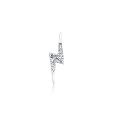 Mishka Women's Flash Earring Silver Mono