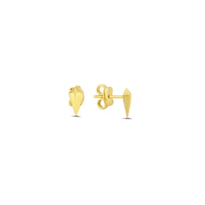 Mishka Women's Gleam Tiny Gold Vermeil Earrings