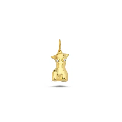 Mishka Women's Gold My Girl Female Body Shaped Charm