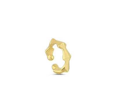 Mishka Women's Nimble Gold Vermeil Ear & Lip Cuff