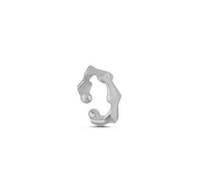 Mishka Women's Nimble Silver Lip & Ear Cuff