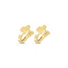 Mishka Women's Simplicity Huggie Earring Gold In Gold