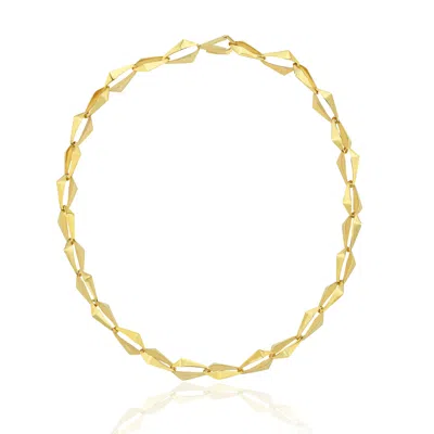 Mishka Women's Splash Gold Vermeil Chain Necklace With Custom Lock