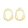 Mishka Women's Wave Earrings Gold In Gold
