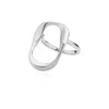 Mishka Women's Wave Silver Ring In Silver
