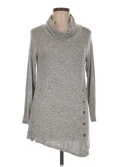 Pre-owned Misia Long Sleeve Turtleneck In Gray