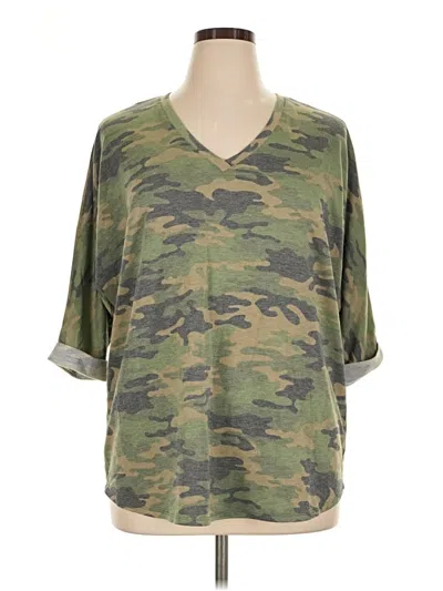 Pre-owned Misia Poncho In Green