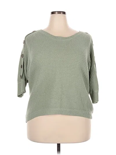 Pre-owned Misia Pullover Sweater In Green