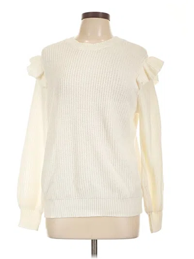 Pre-owned Misia Pullover Sweater In Ivory