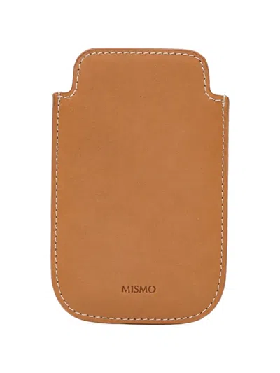 Mismo Leather Cardholder In Brown