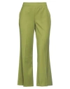 Mis.n Mis. N Woman Pants Green Size 8 Polyester, Viscose, Elastane In Green