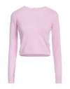 Mis.n Mis. N Woman Sweater Pink Size 4 Cashmere