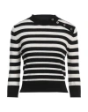 Mis.n Mis. N Woman Turtleneck Black Size 6 Cashmere