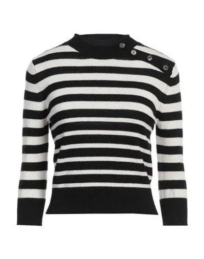 Mis.n Mis. N Woman Turtleneck Black Size 6 Cashmere