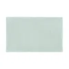 Misona Loop Organic Cotton Bath Mat - Duck Egg Blue In Blue