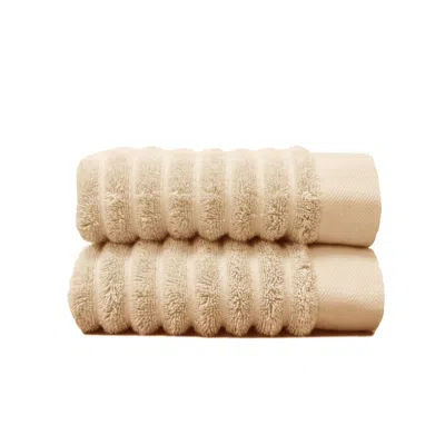 Misona Neutrals Organic Cotton Hand Towel Set - Natural