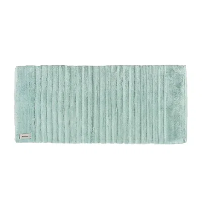 Misona Organic Cotton Bath Runner Mat - Duck Egg Blue