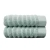 Misona Organic Cotton Bath Towel Set - Duck Egg Blue In Blue