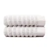 Misona Organic Cotton Bath Towel Set - White In White