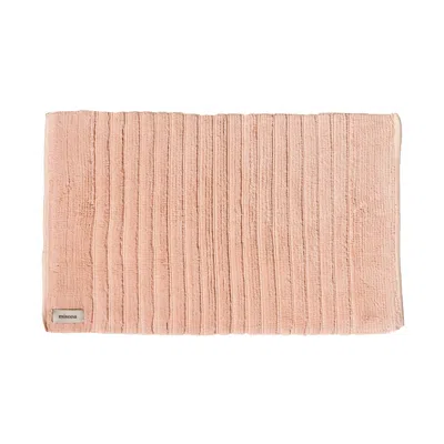 Misona Pink / Purple Organic Cotton Bath Mat - Blush Pink