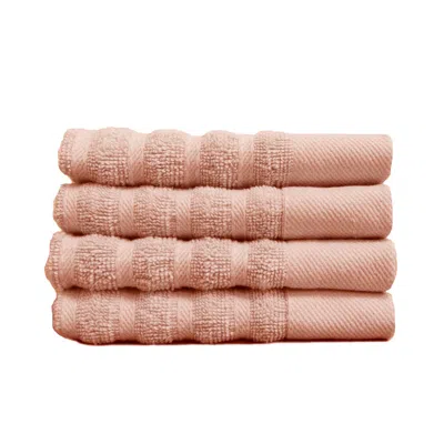 Misona Pink / Purple Organic Cotton Face Cloths - Blush Pink