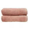 Misona Pink / Purple Ultra Soft Bamboo Bath Sheet Set - Blush