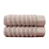 Misona Silver Organic Cotton Bath Towel Set - Light Grey In Silver