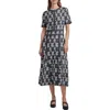 Misook A-line Midi Dress